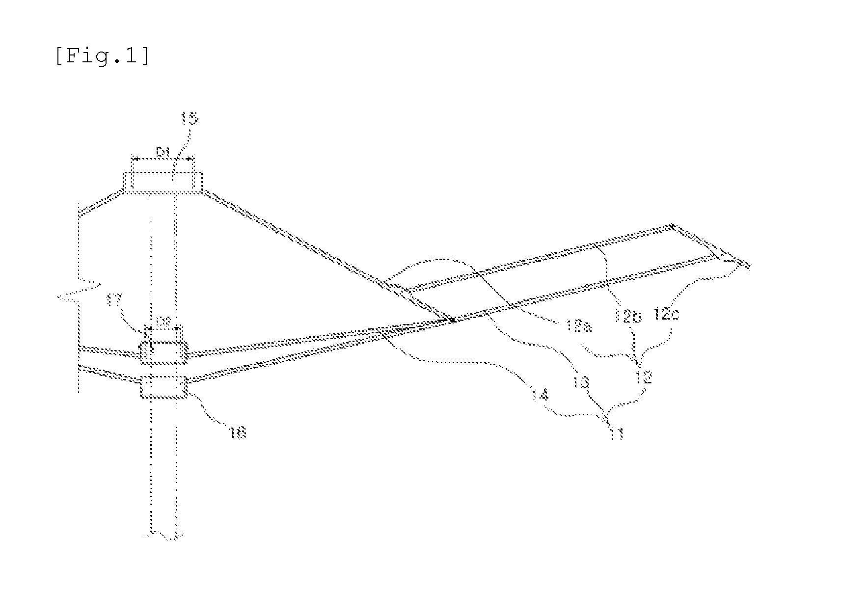 Umbrella rib assembly and foldable umbrella