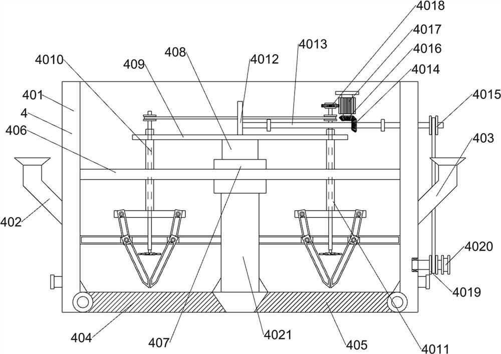 Rotary dried milk cake processing device