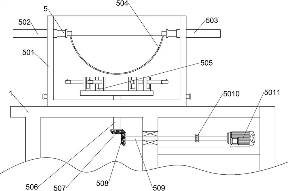 Rotary dried milk cake processing device