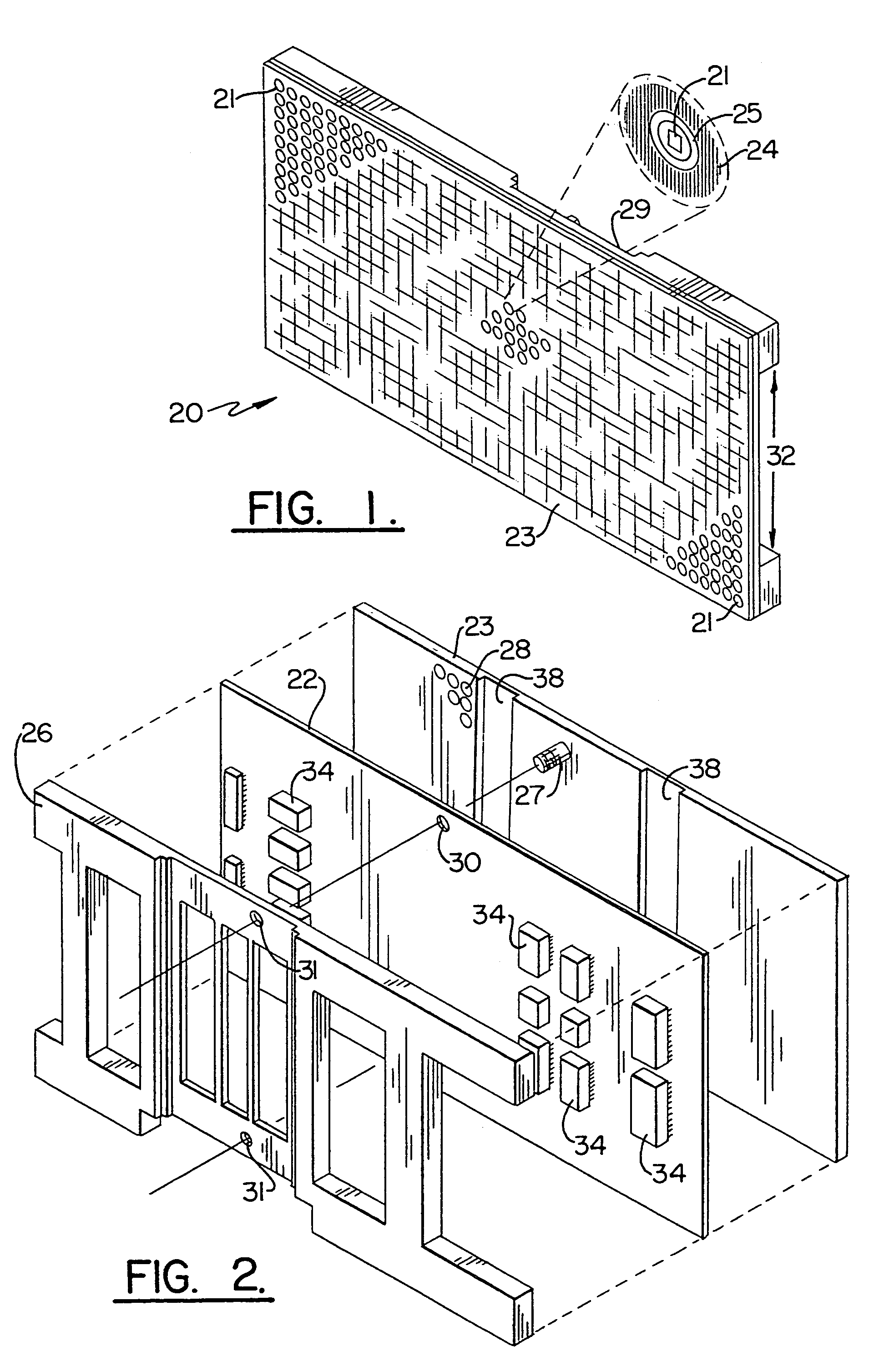 True color flat panel display module