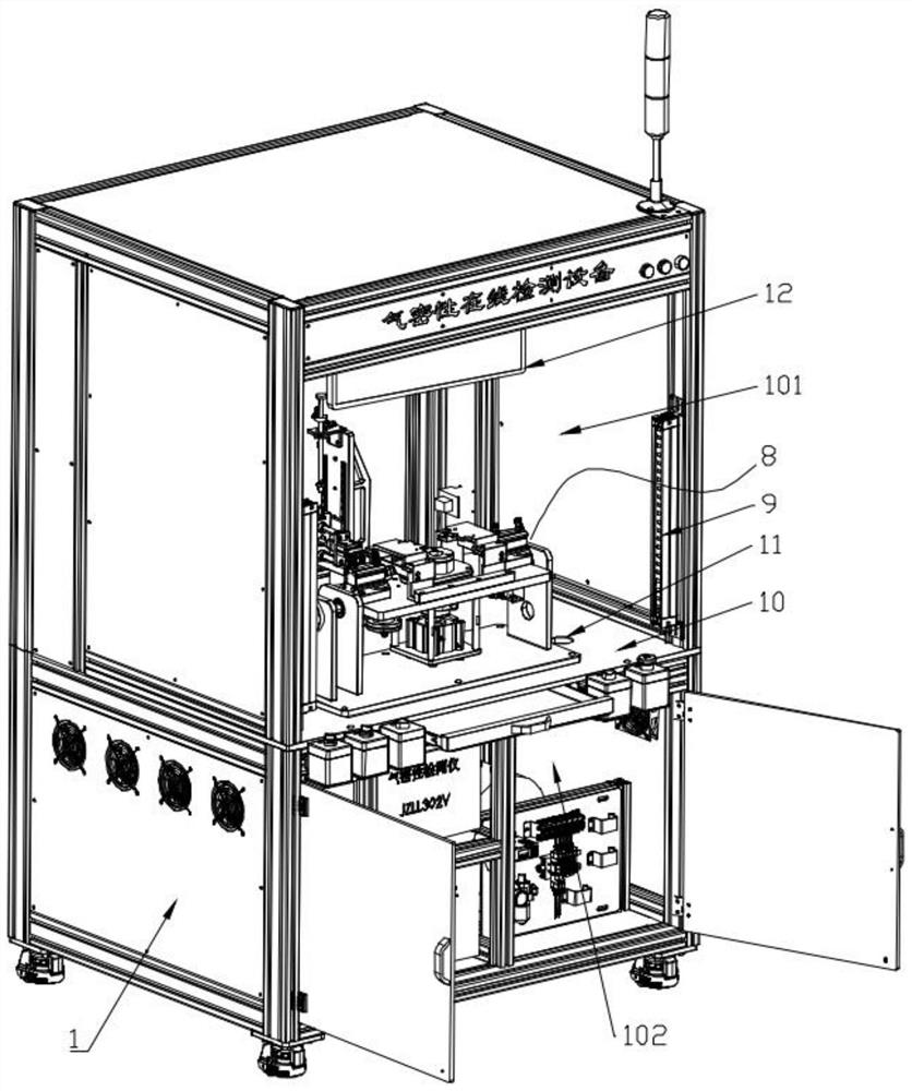 A kind of air tightness testing equipment