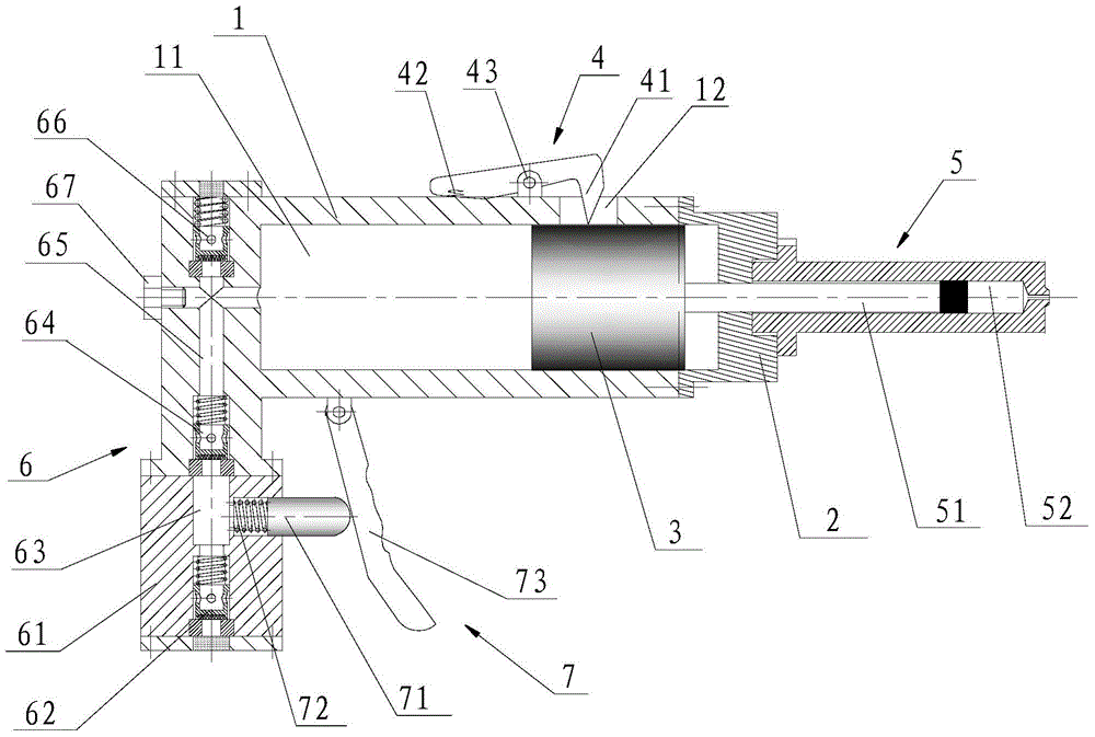 Manpower-driven energy storage needleless syringe