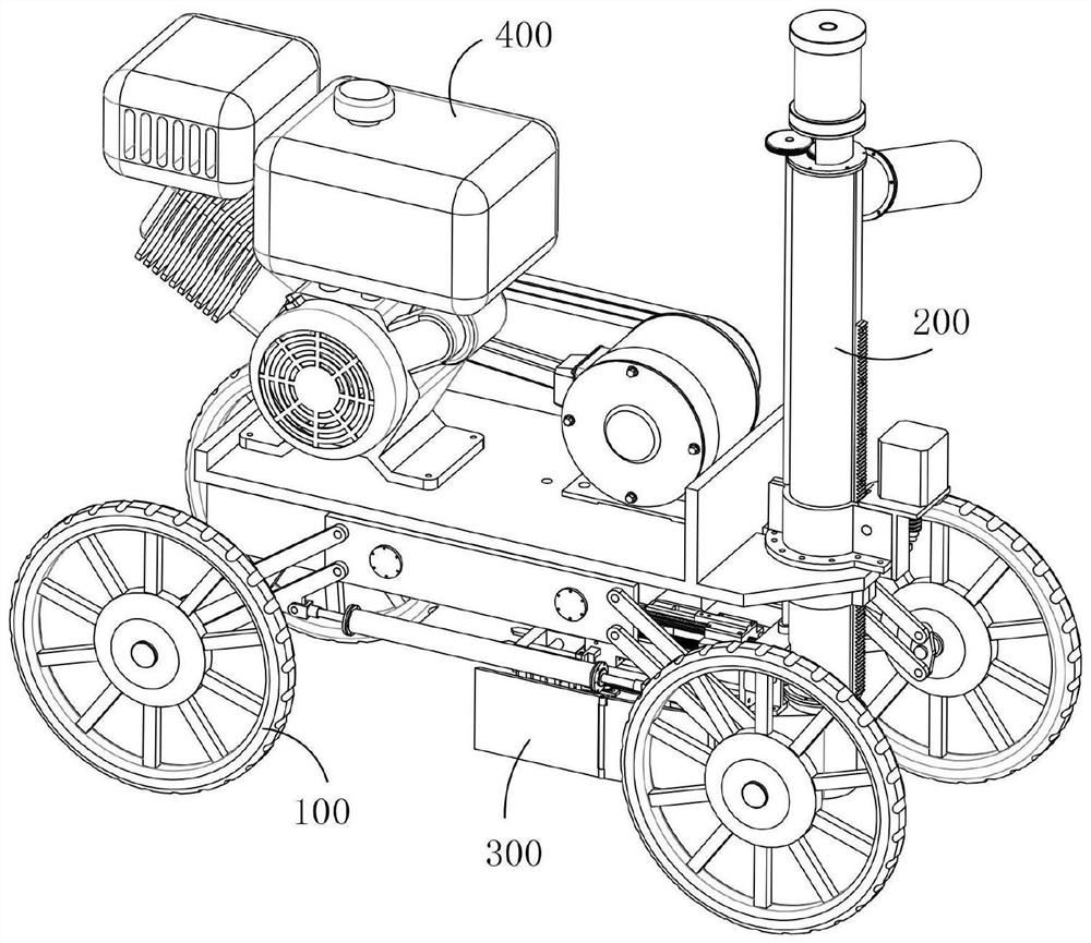 Automatic ditching machine applied to agricultural planting