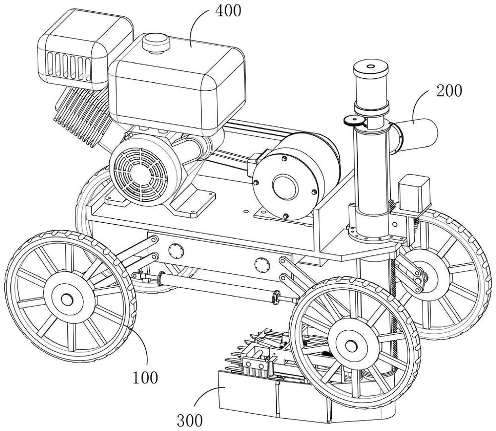 Automatic ditching machine applied to agricultural planting