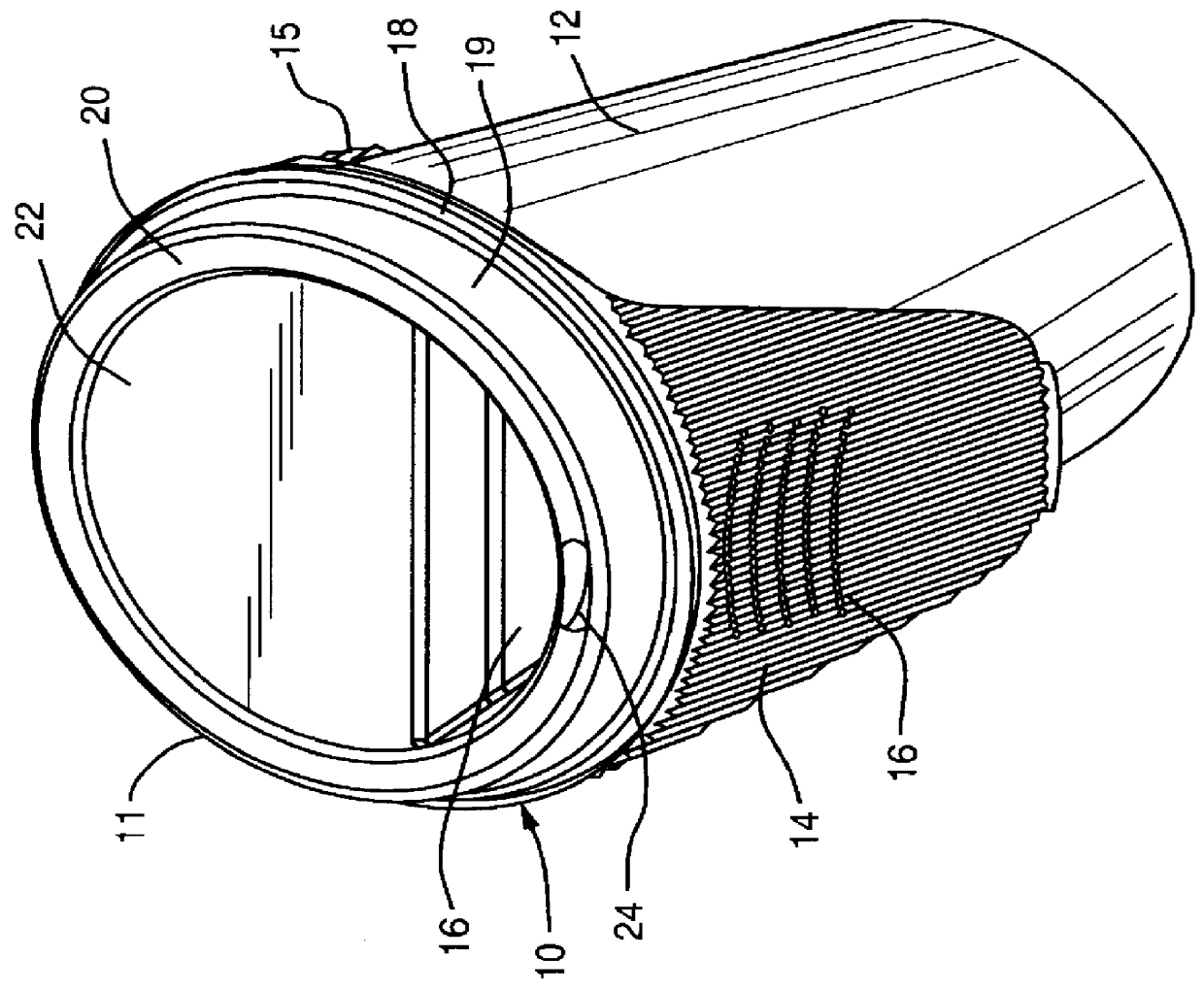 Hot beverage lid with thermal flex-guards