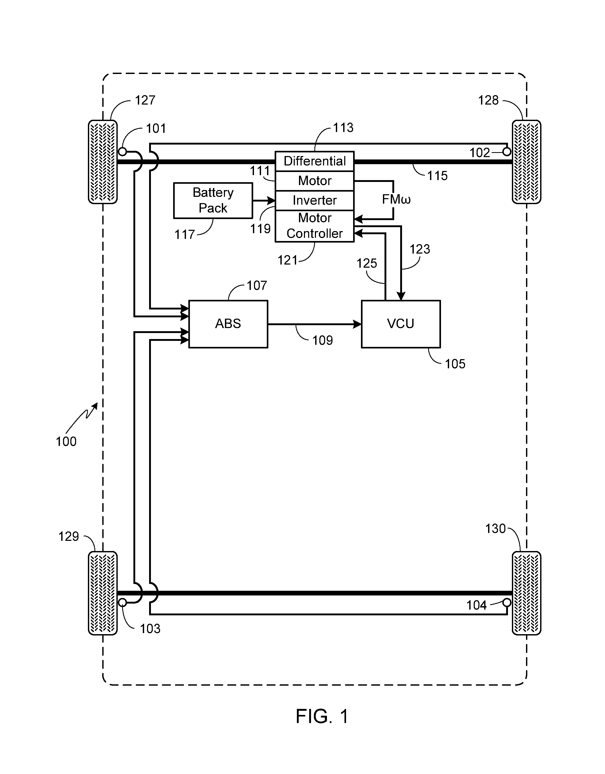 Dual data rate traction control system for a four wheel drive electric vehicle