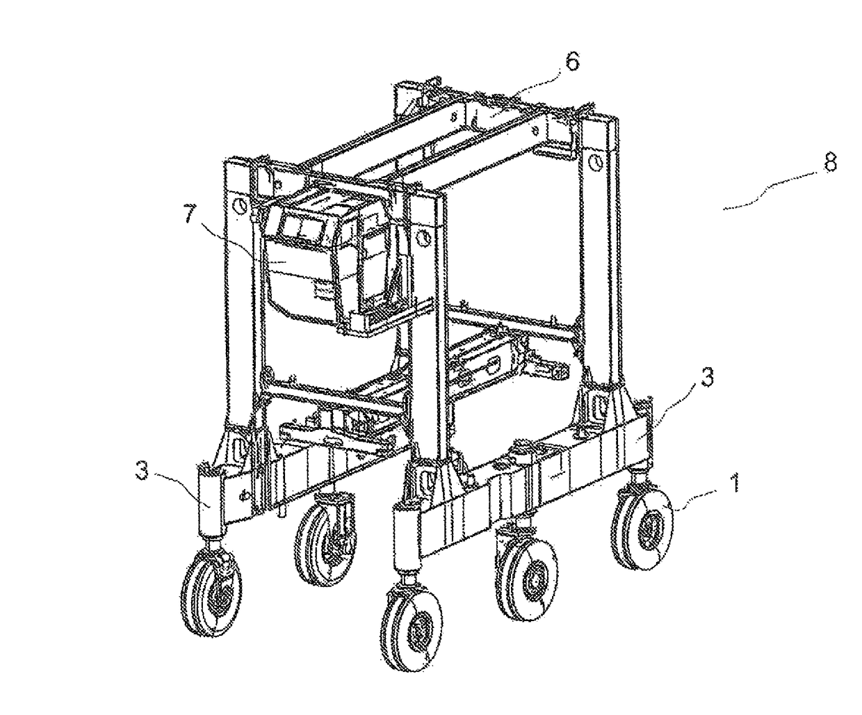 Method, apparatus and computer program for moving a container carrier