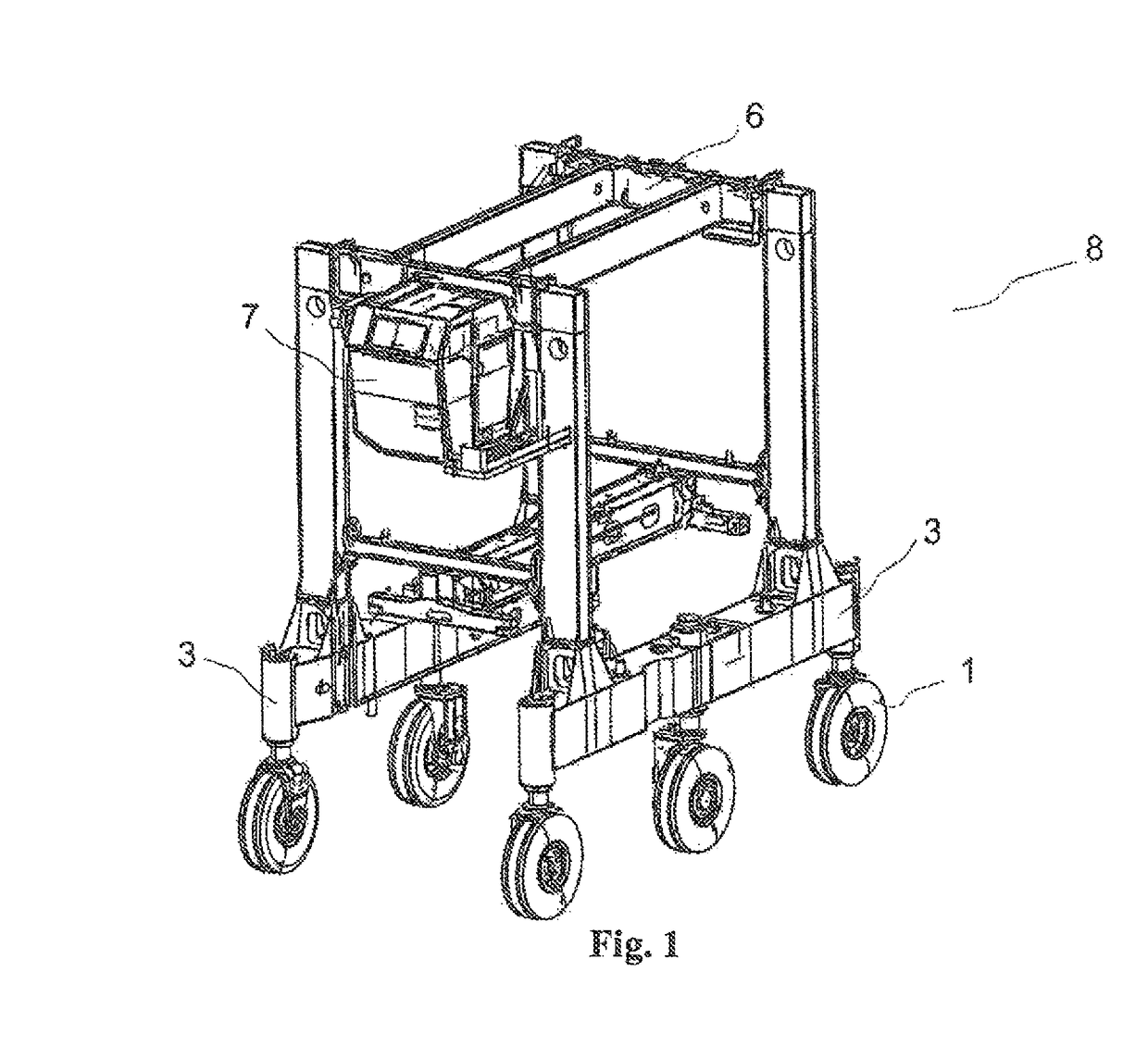 Method, apparatus and computer program for moving a container carrier