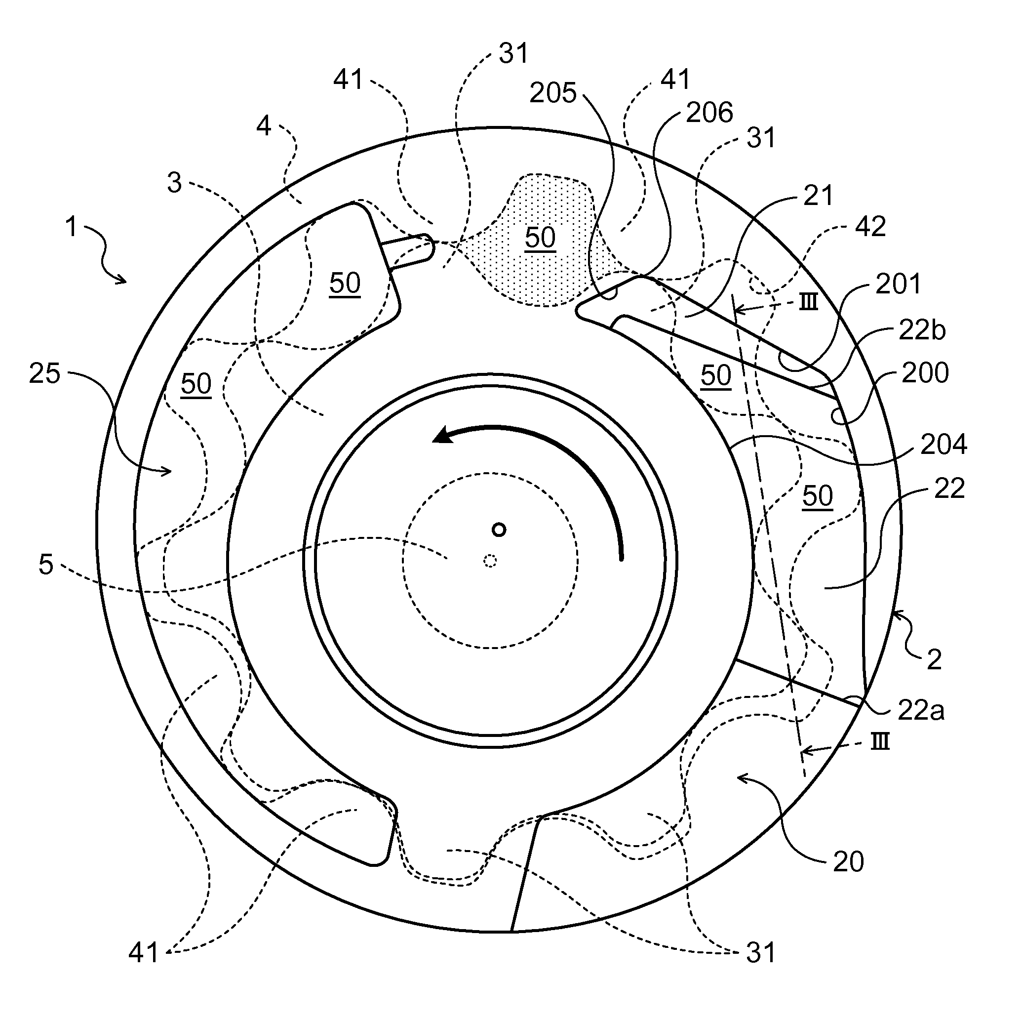 Gear pump including an inner rotor having a plurality of teeth