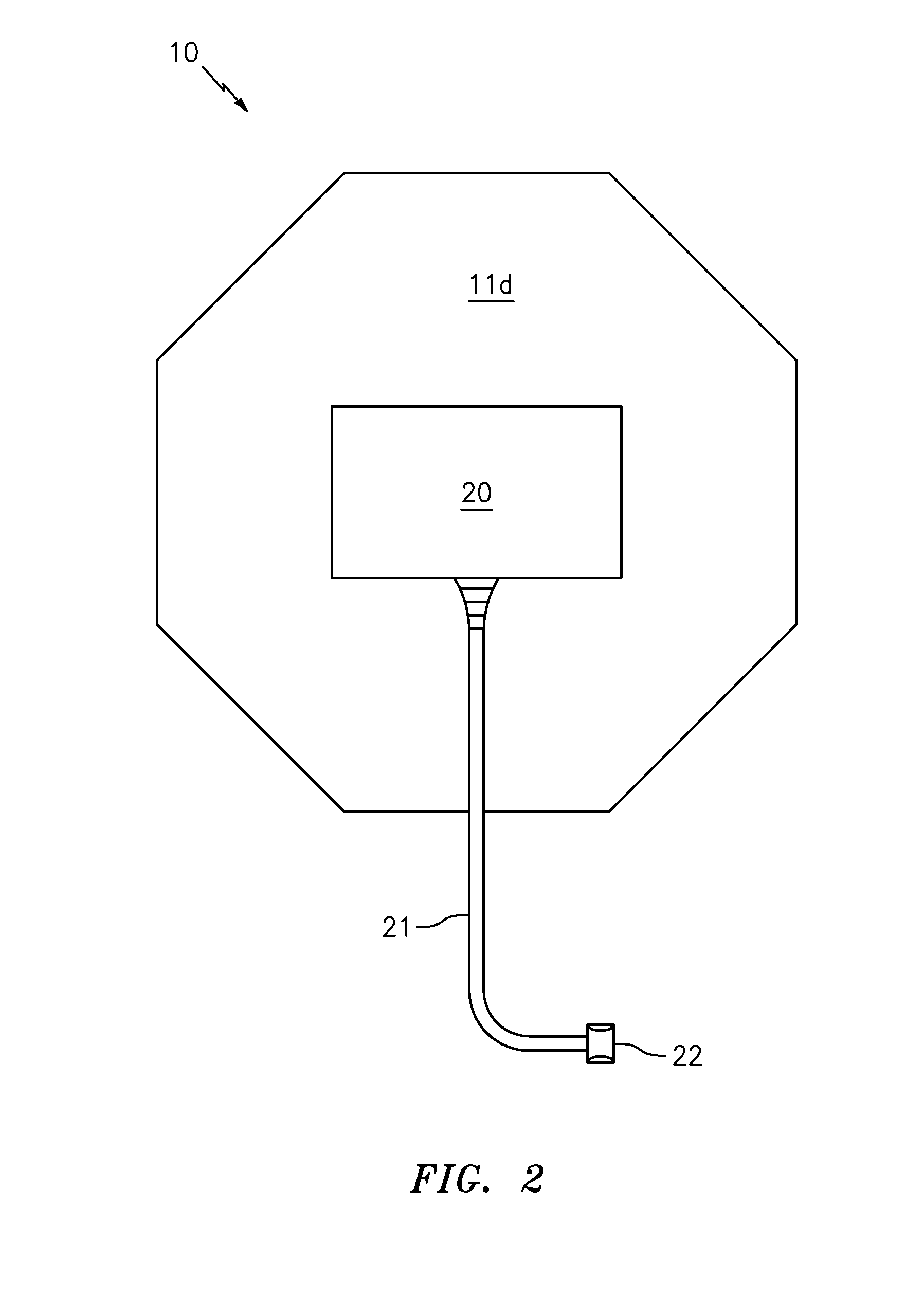 Stop sign brake light