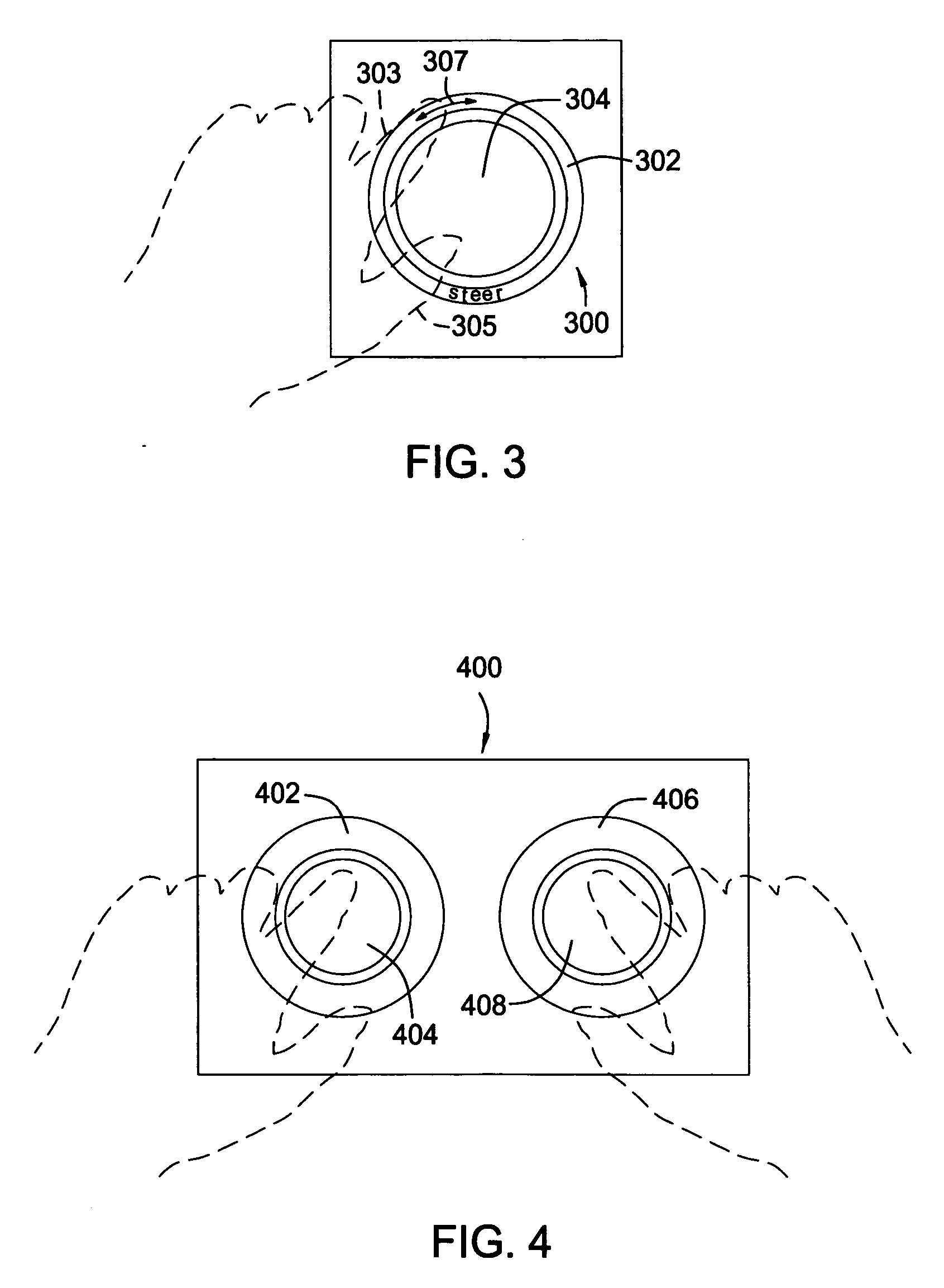 Input having concentric touch pads