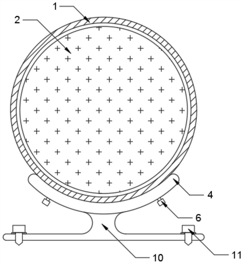 Mounting structure and mounting method for arc-shaped lamp body