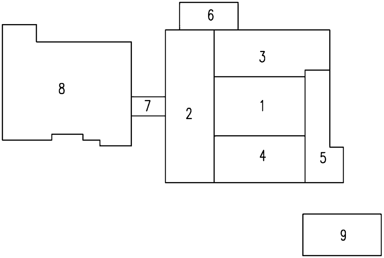 Fast reactor nuclear island main plant group arrangement structure