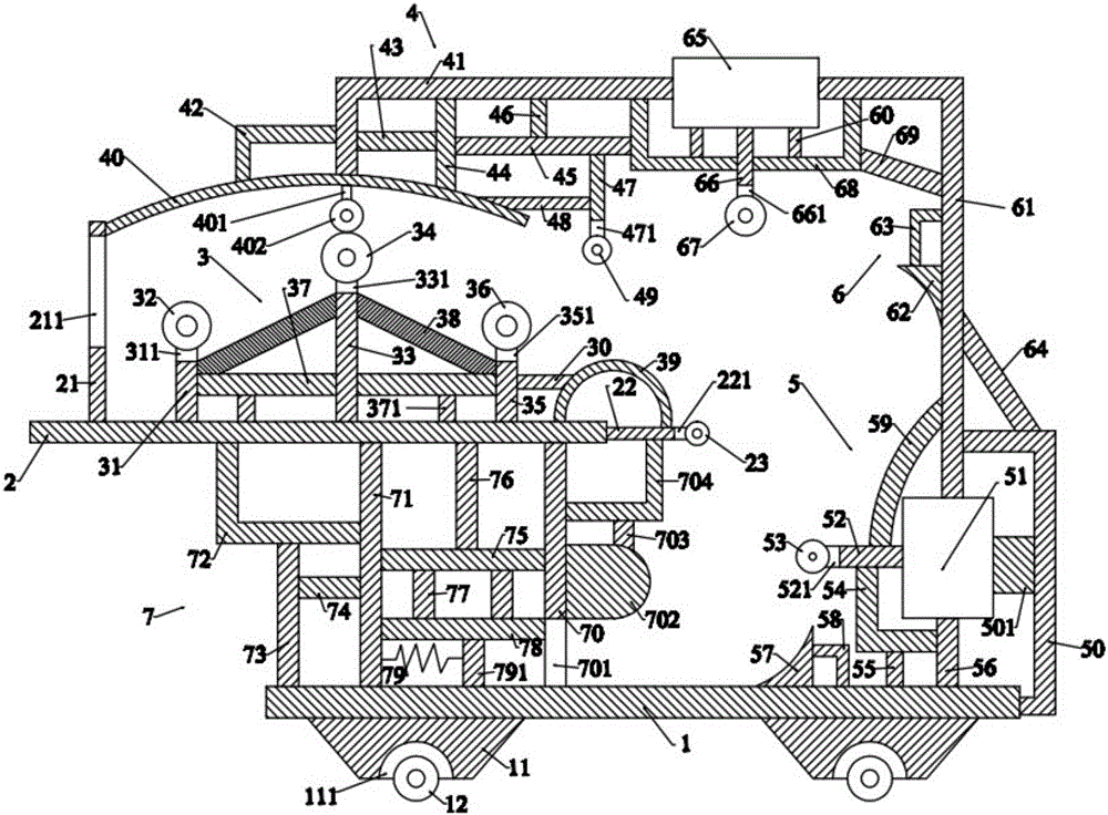 Reinforcing steel bar bending device for building