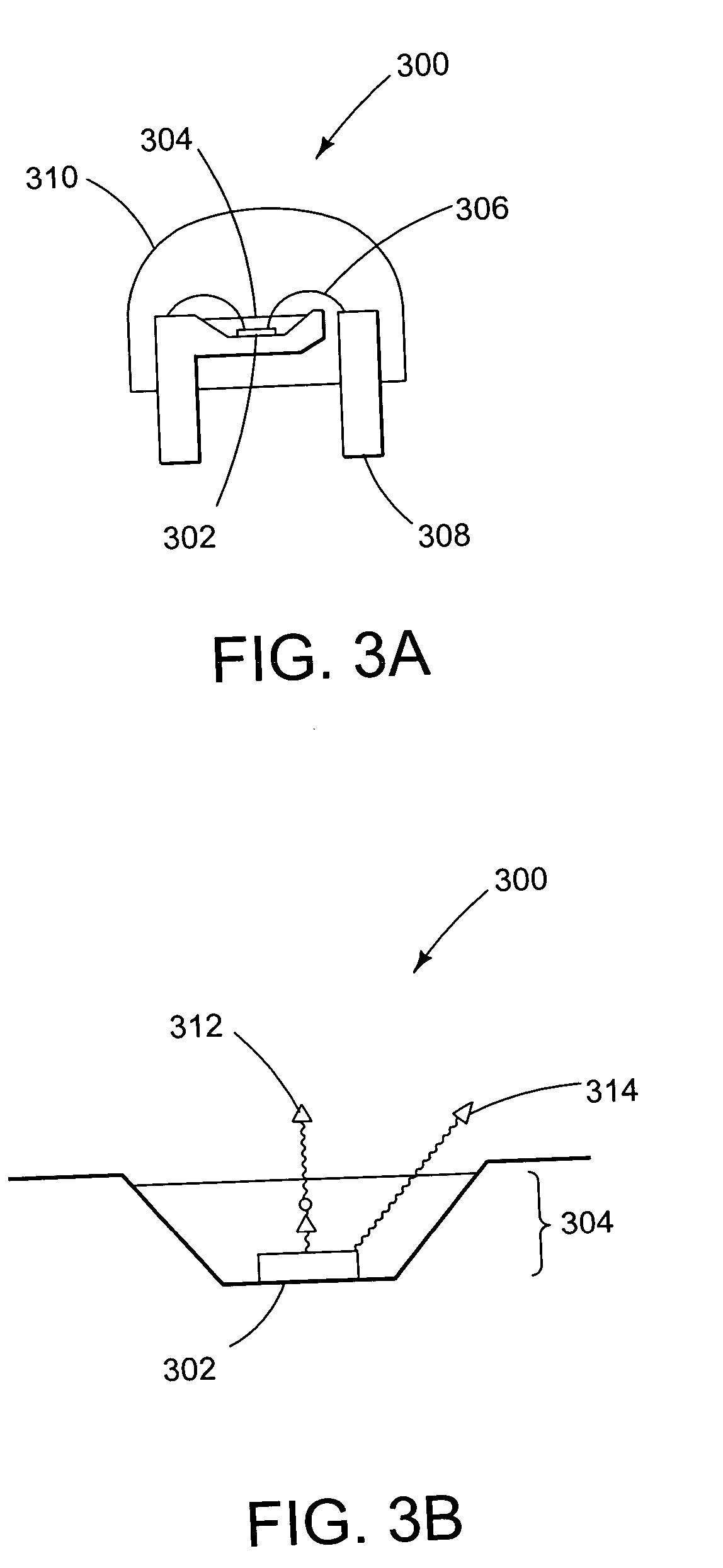 White, single or multi-color light emitting diodes by recycling guided modes