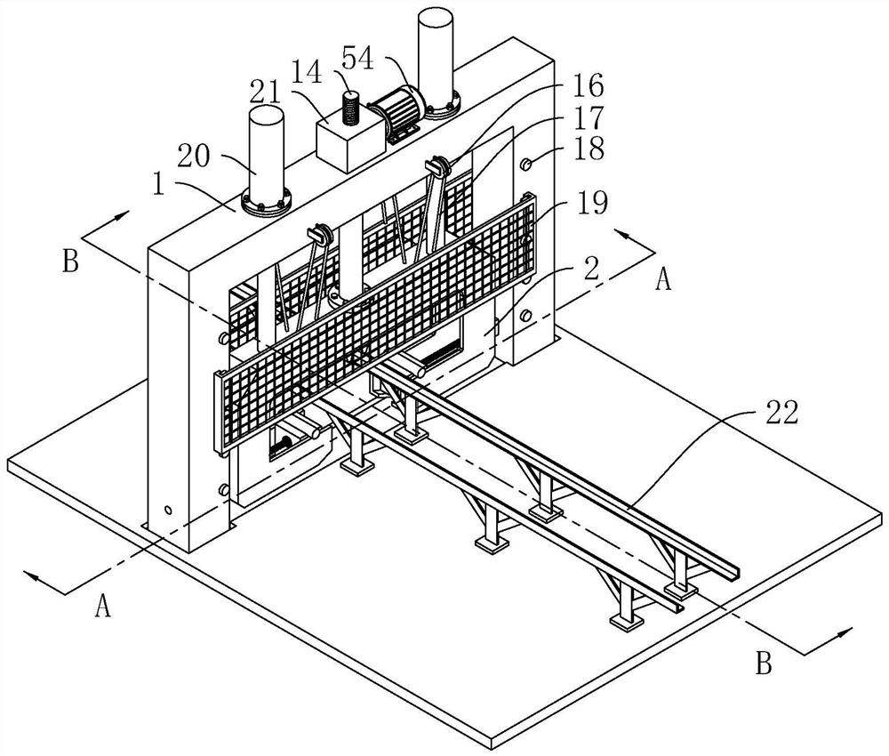 Mechanical pre-pressing machine adjustable in pre-pressing stroke for leaf spring