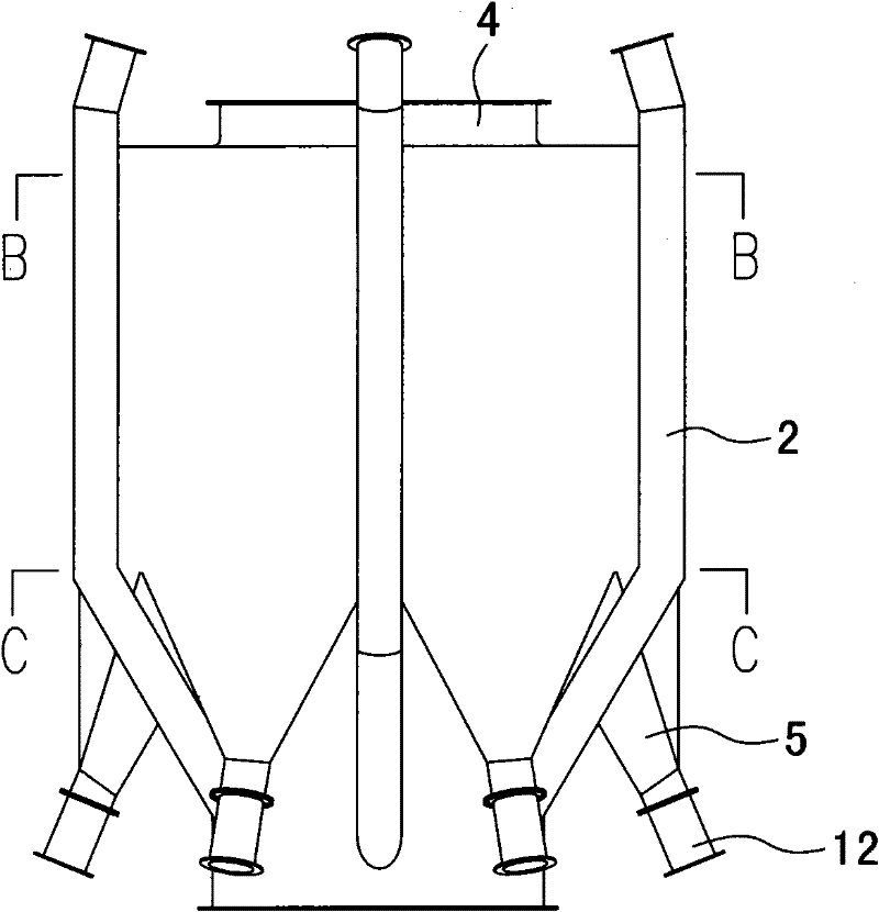 Cement raw meal vertical pipe rotary spray preheater and preheating and decomposing system