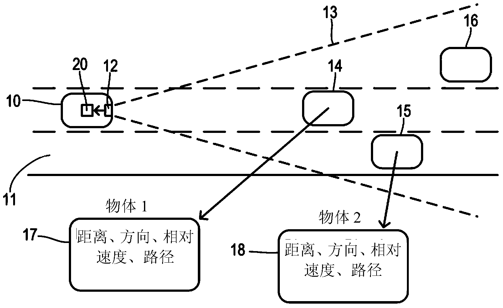 Adjustable threshold for forward collision warning system