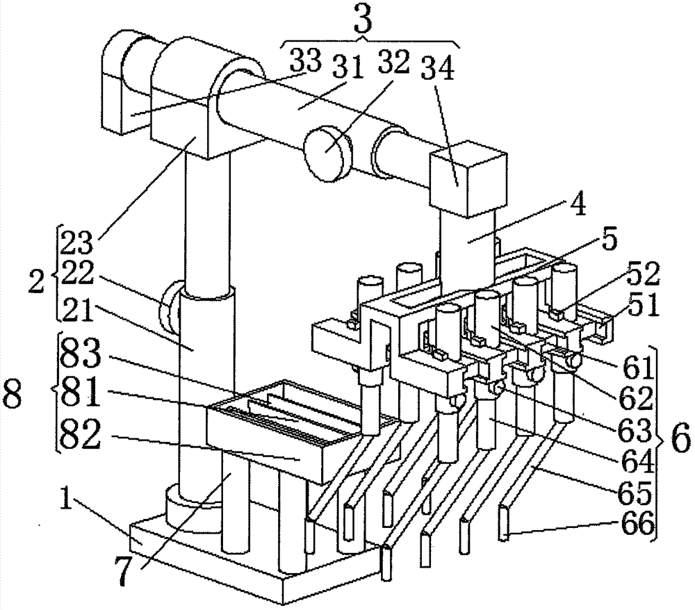 Surgical device used in hepatological surgery department