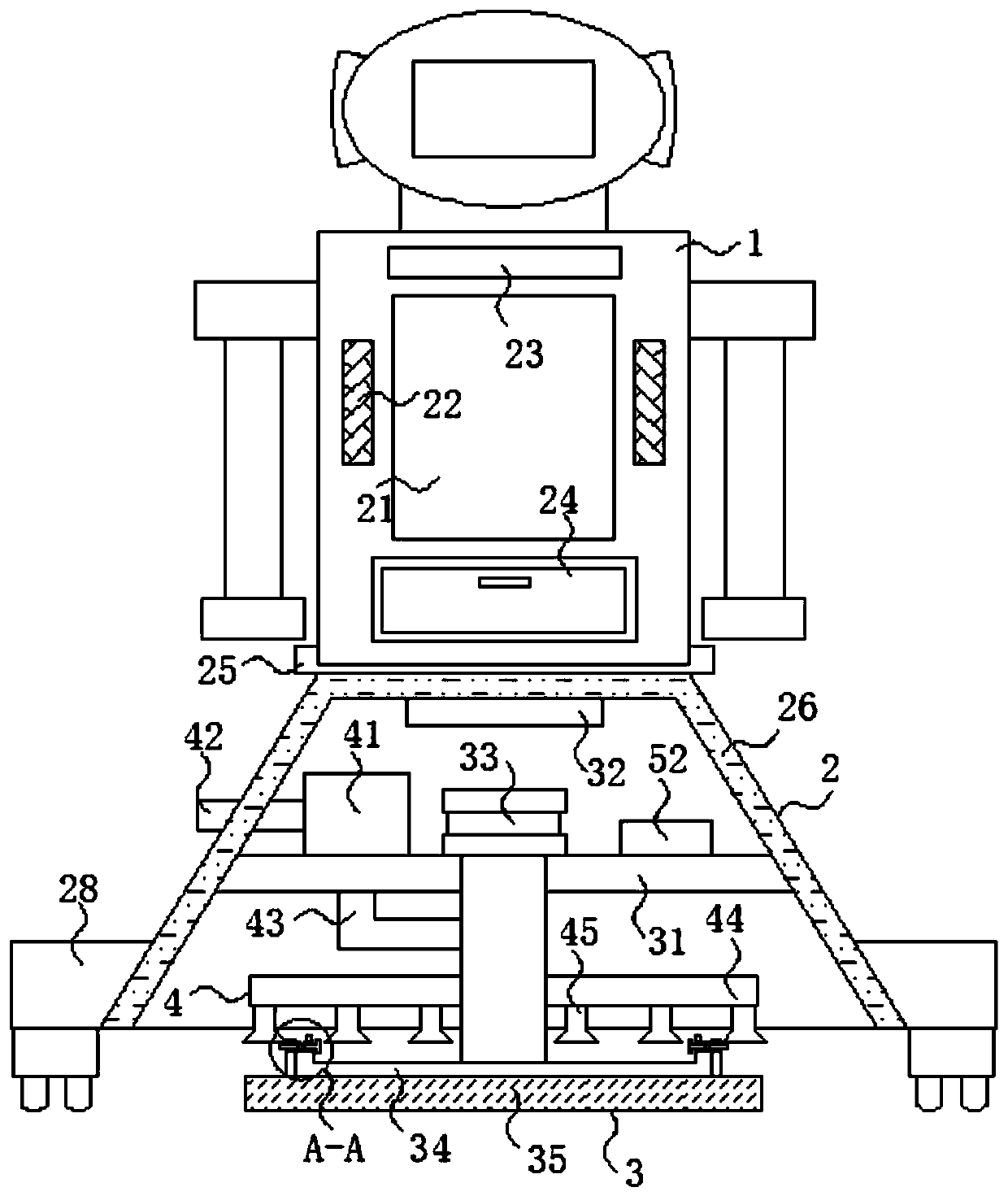 Multifunctional restaurant service robot