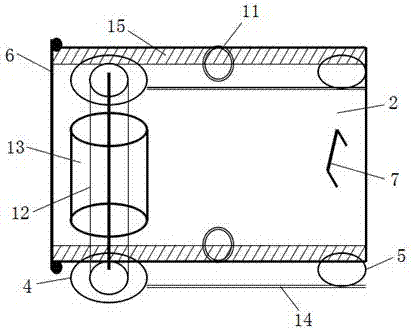 A sliding cover power generation sterilization garbage bin