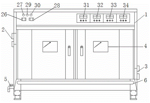 A constant temperature and humidity proofing box