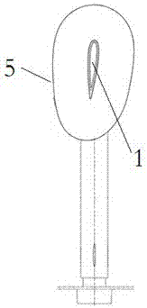 A double-body super large aspect ratio aircraft wind tunnel force test support device