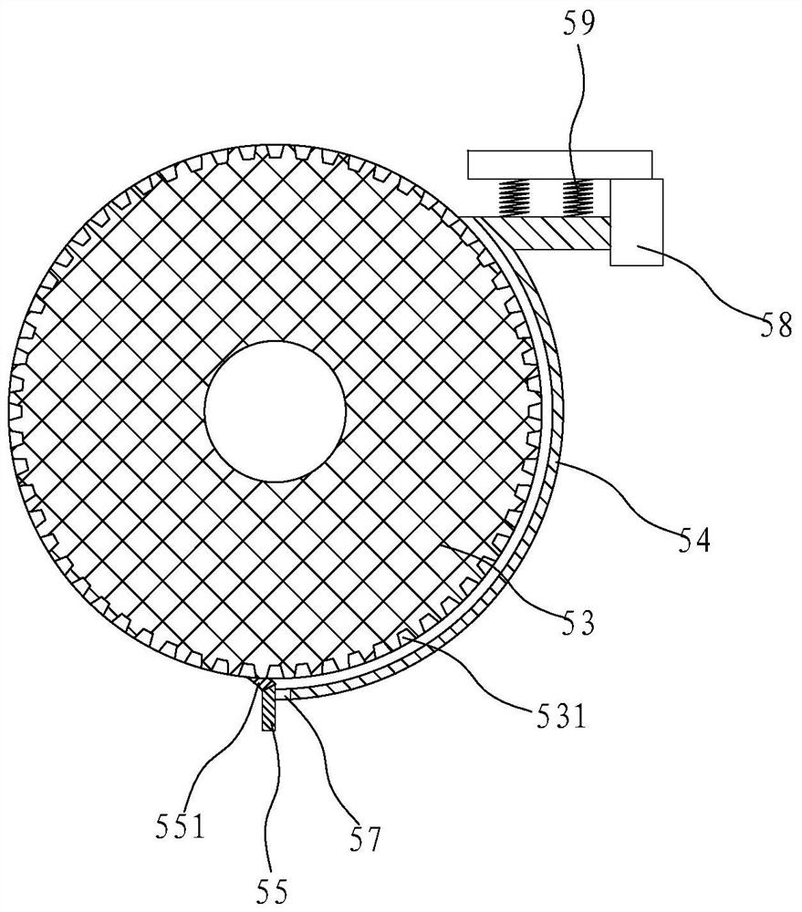 A positioning and sowing process of water-absorbing paper polymer