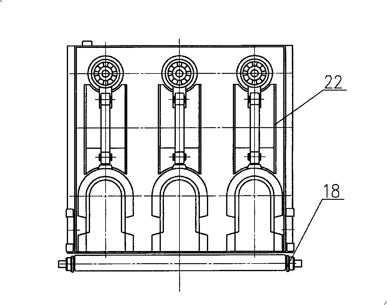 Dry-type voltage inductor for metering cart user