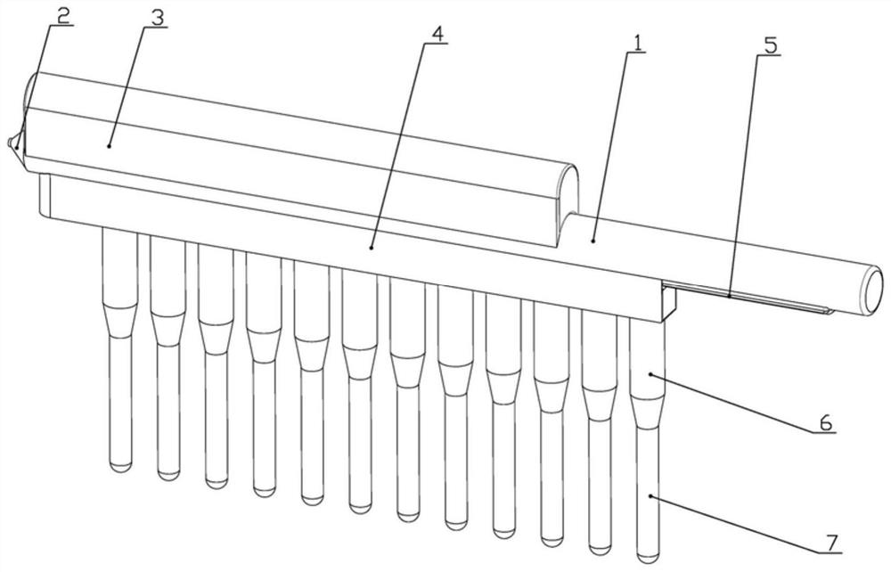 Medicine comb for preventing excessive administration