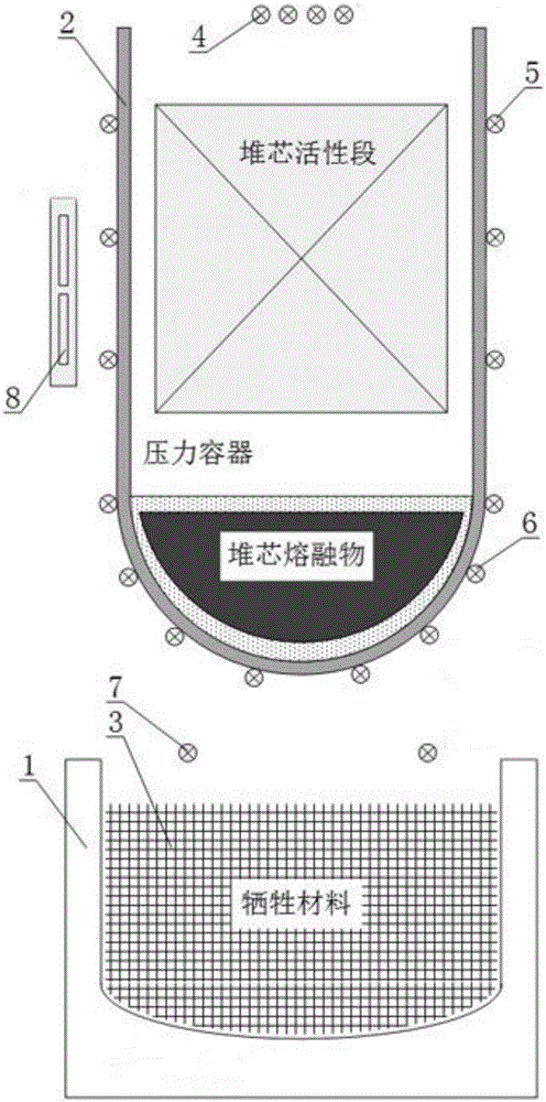 Reactor core water injection evaluation method for nuclear power plant equipped with reactor core catcher