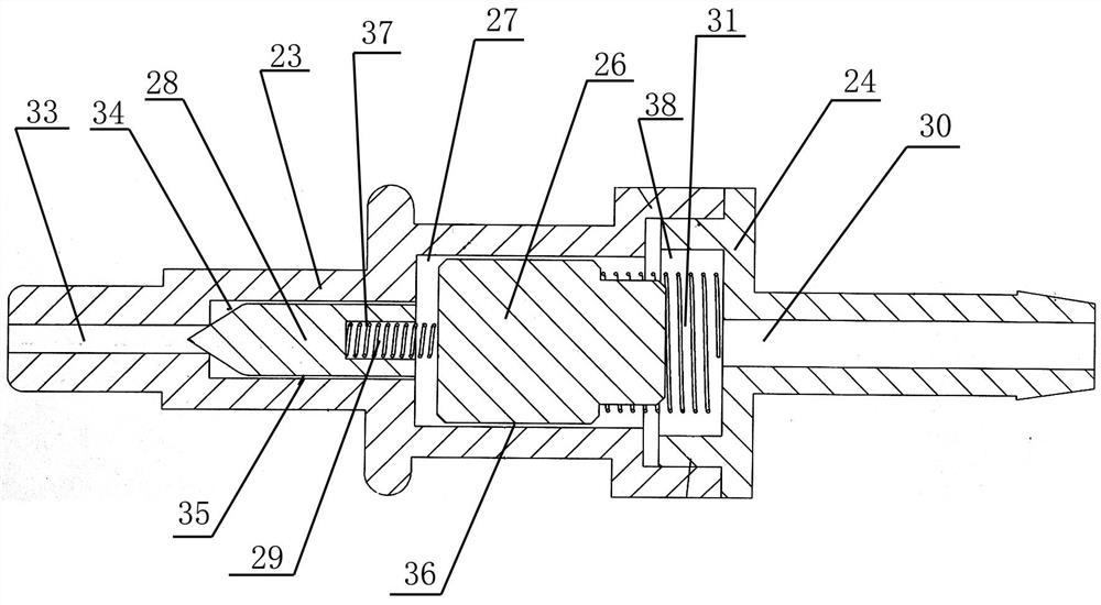 High-pressure nozzle structure capable of increasing foaming times