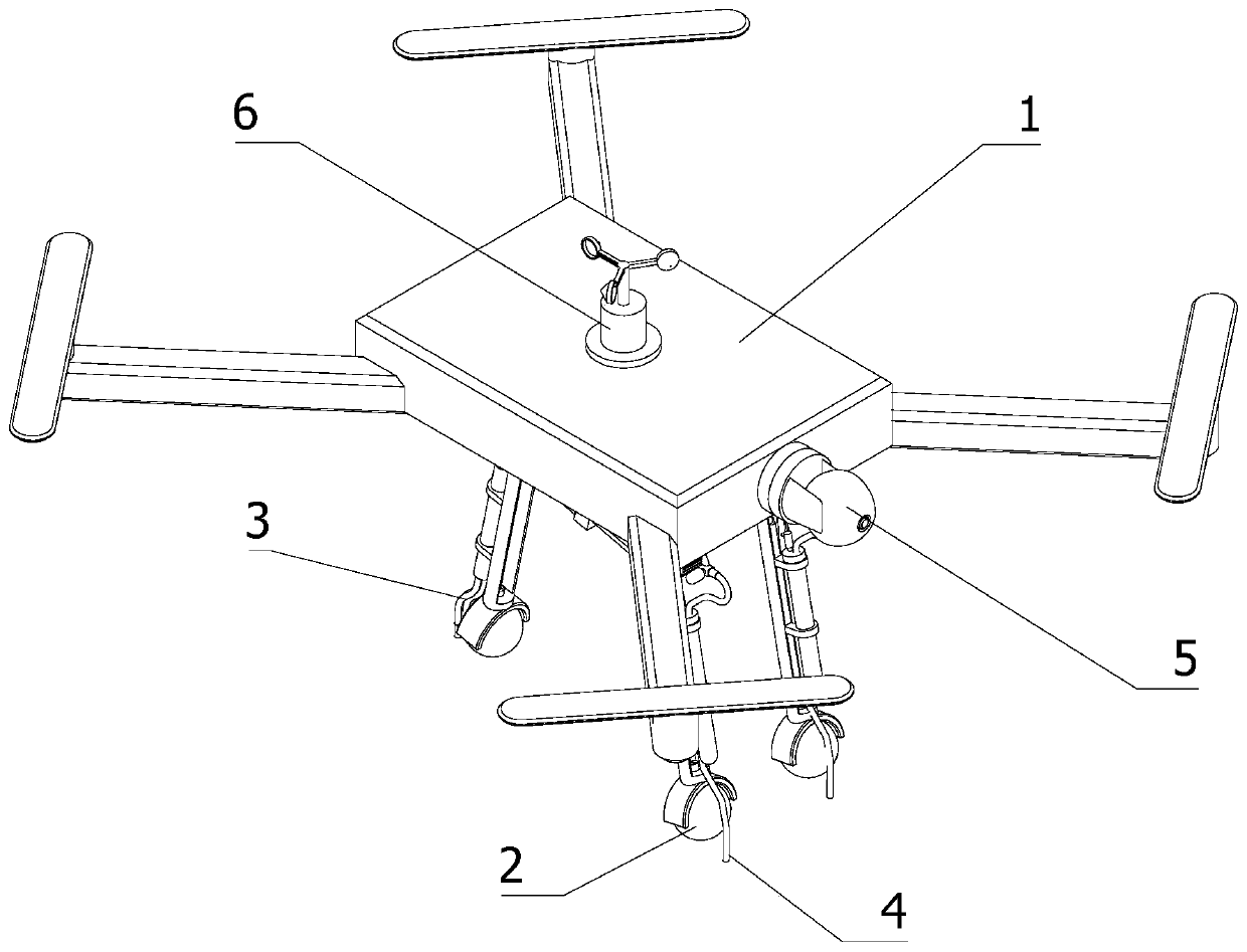 Amphibian unmanned aerial vehicle environment monitoring device