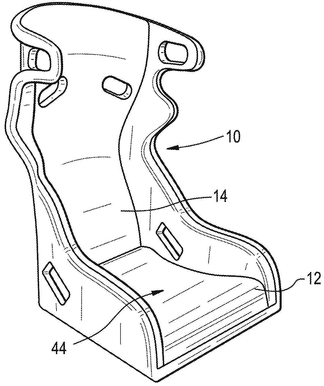 Seat for reducing the risk of spinal injuries