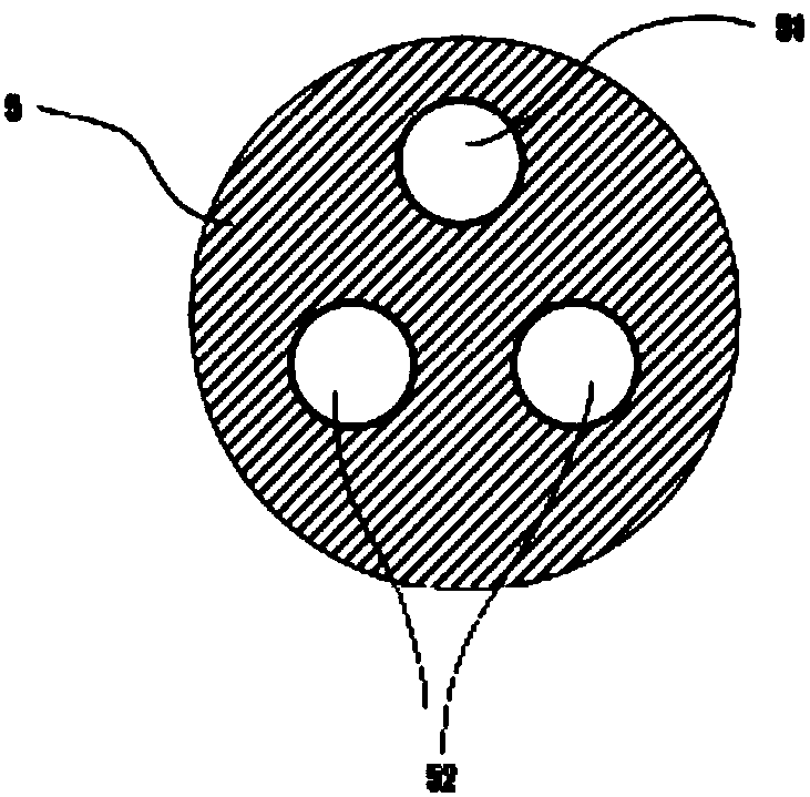 Curved sac catheter retracting device and retracting method thereof