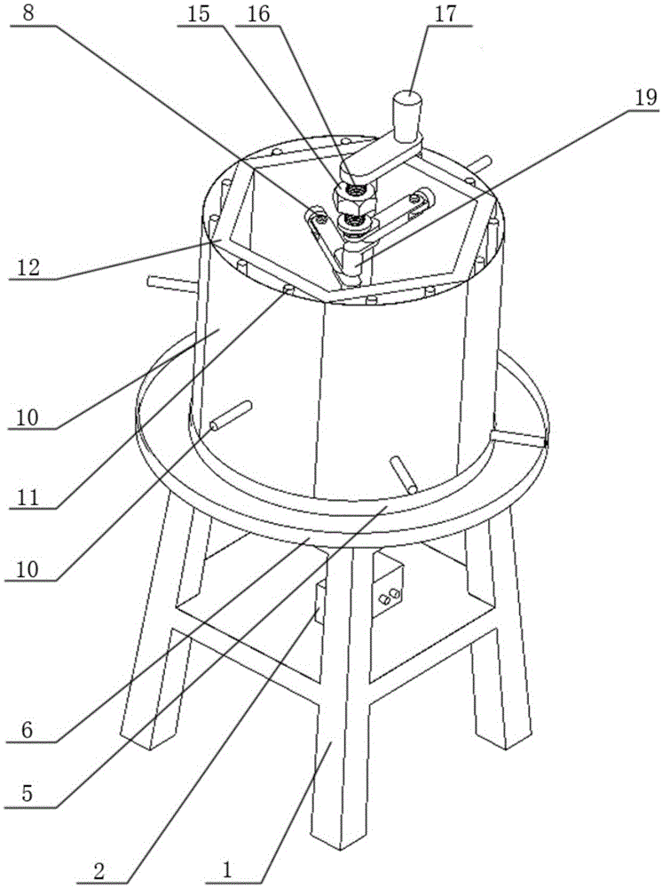 Camshaft connecting-rod type cocoon cluster frame for quickly removing cocoons