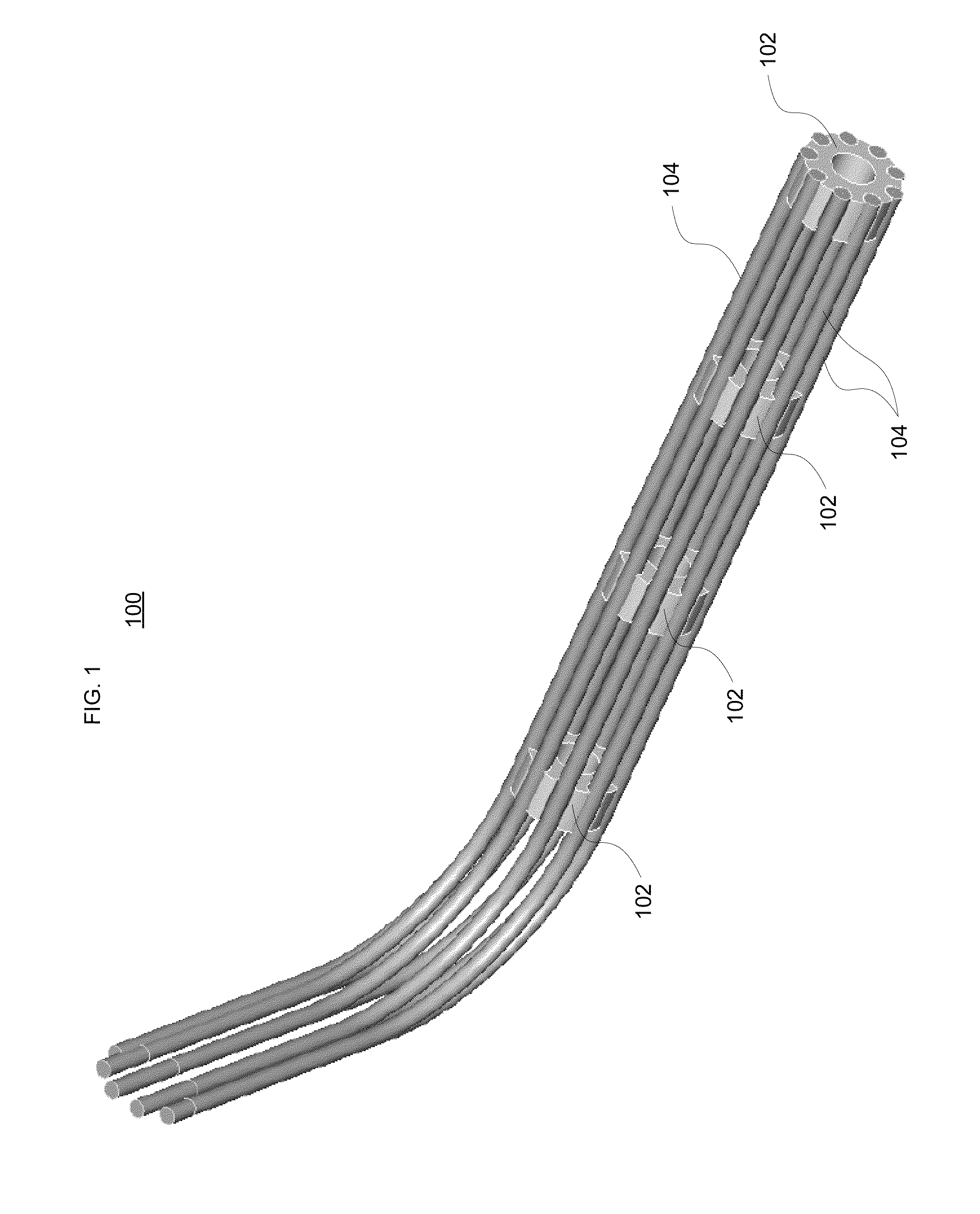 Cooling disc for bundles of current carrying cables