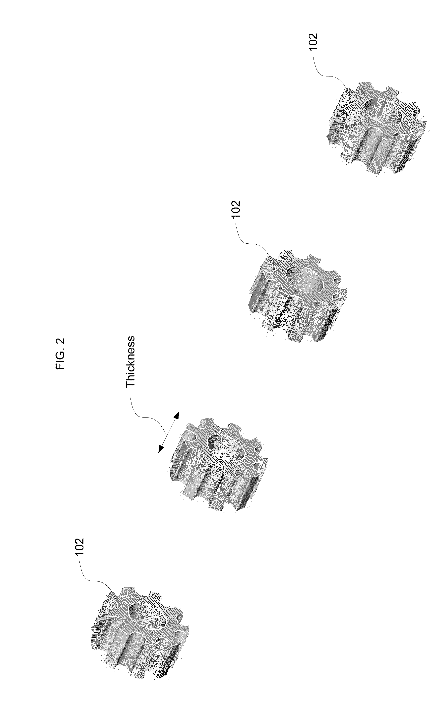 Cooling disc for bundles of current carrying cables