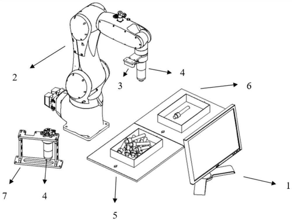 Automatic sorting system and method for stacked objects in container