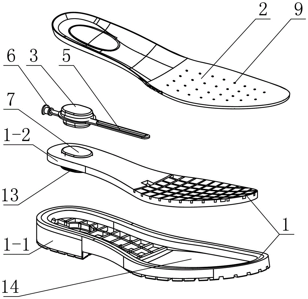 Breathable shoes and production process thereof