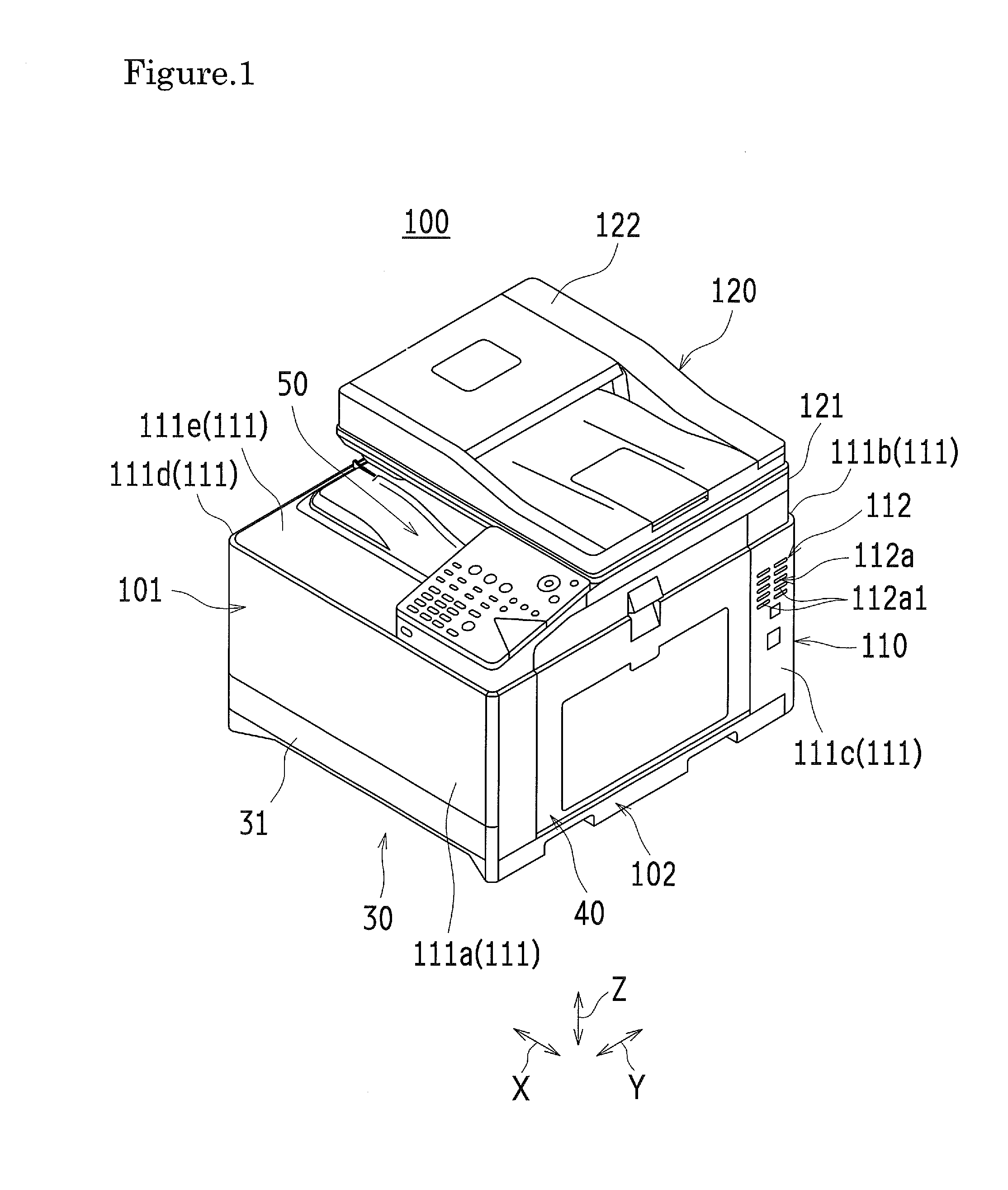 Air blowing system and image forming apparatus including same