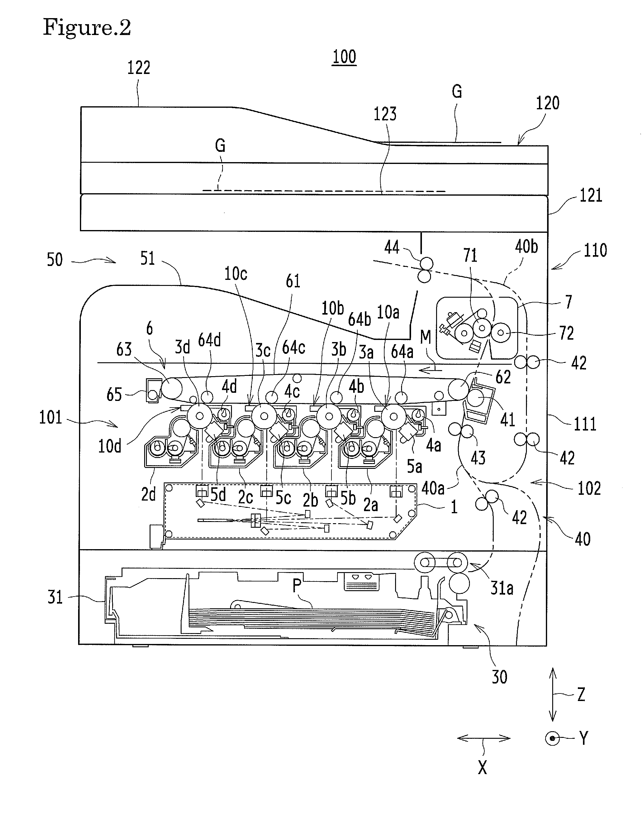 Air blowing system and image forming apparatus including same