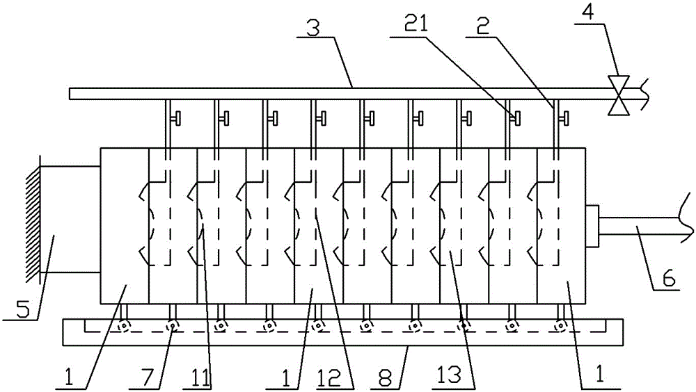 Grouting combined mould