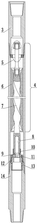 Pressure resistant tool for reducing frictional resistance of horizontal well section