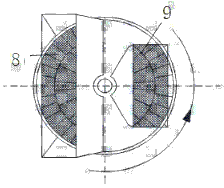 A rotary hc-scr denitrification reactor