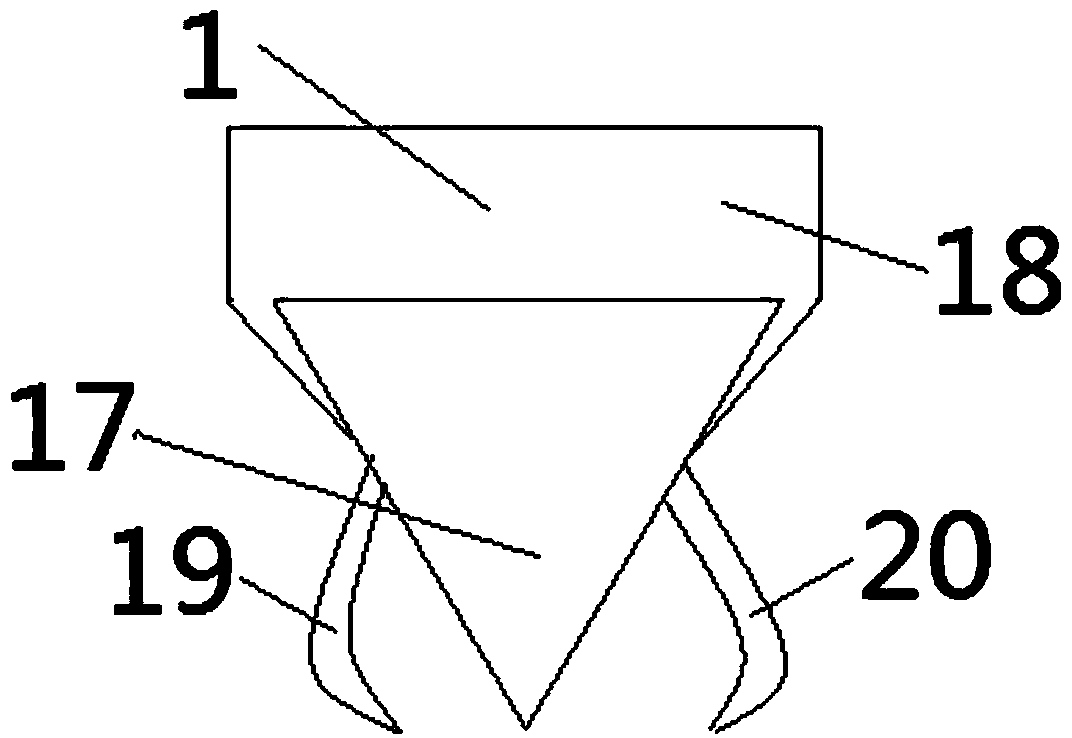 Car windscreen wiper structure