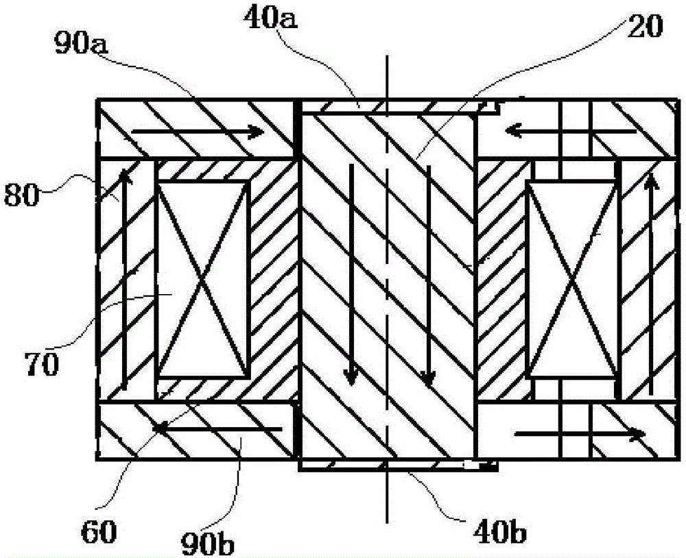 Magnetostriction longitudinal-tersional compound ultrasonic vibration transducer