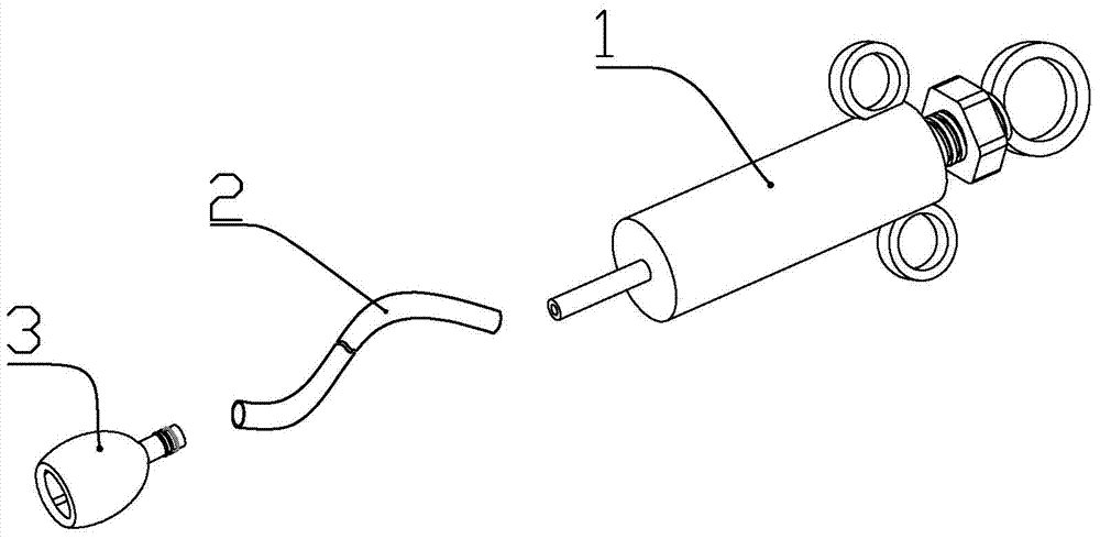 Foreign body net tongs structure for use in surgical operation