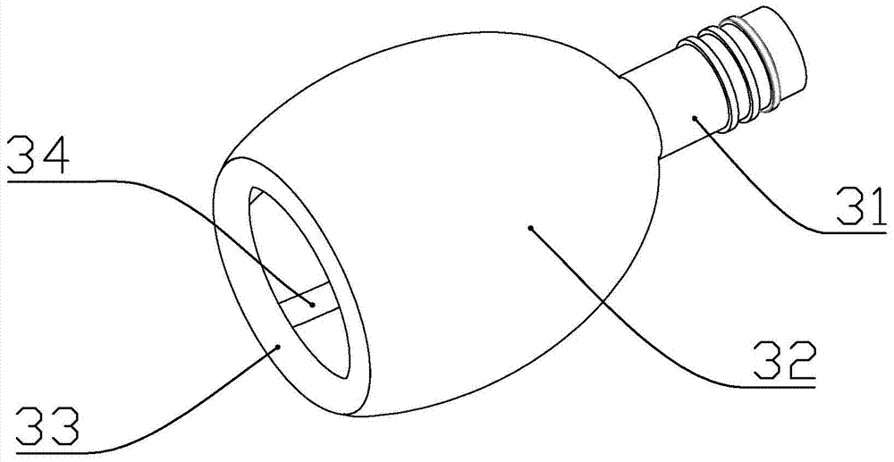 Foreign body net tongs structure for use in surgical operation