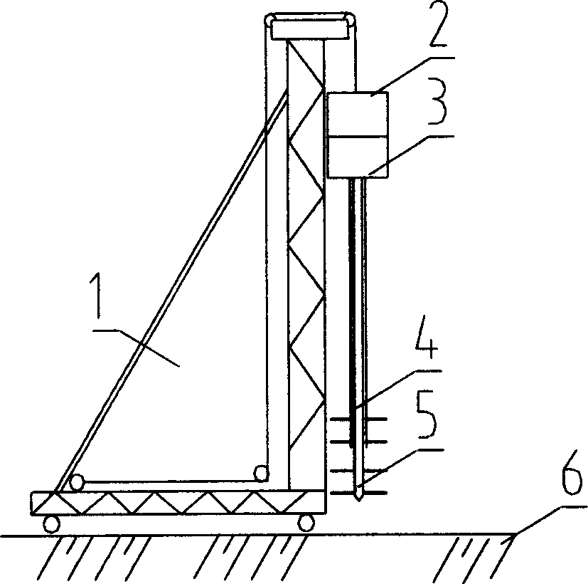 Bi-directional cement soil mixing pile machine